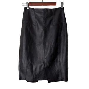 Express Black Midi Skirt